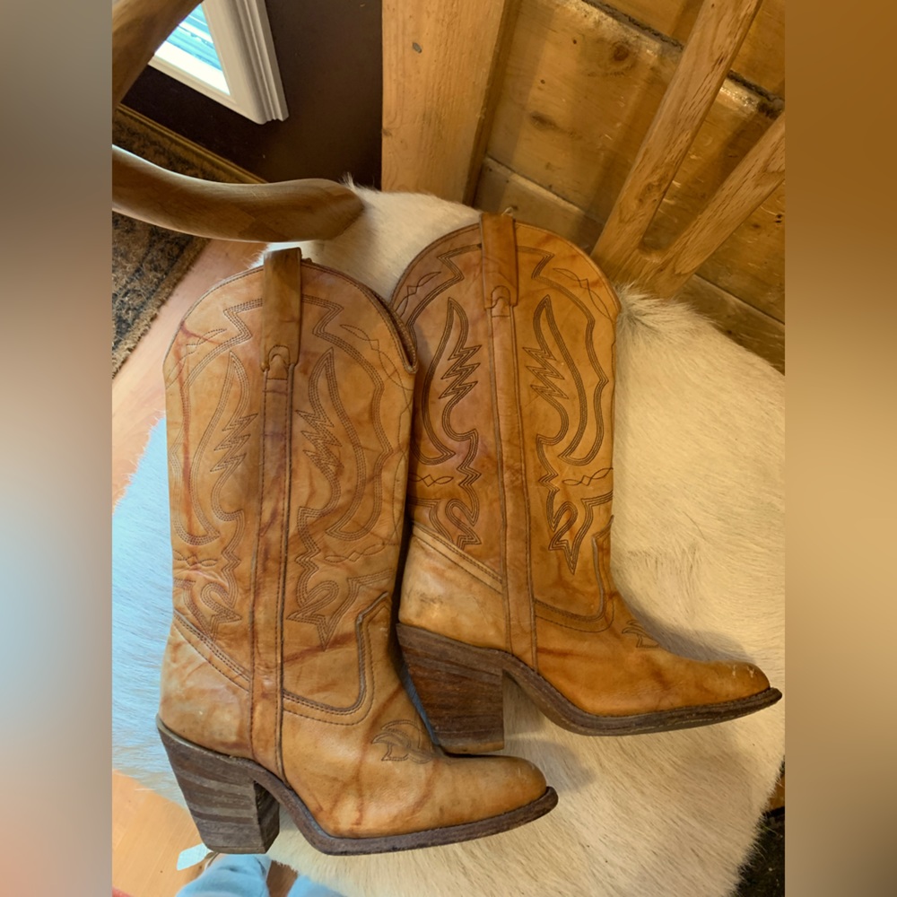 Miss Capezio Tan Western Boots